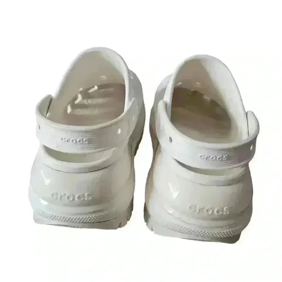 Crocs Classic Unisex White Mega Crush Clog 10 W 8 M