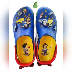 CROCS DISNEY Snow White Classic Clog NWT Size 12W (10M)