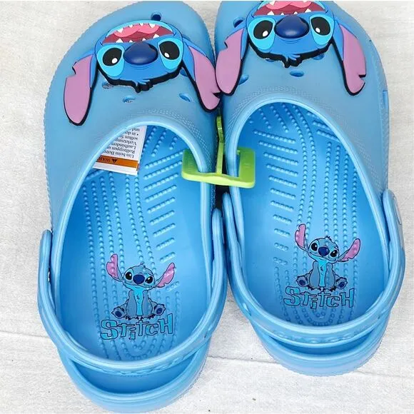 Crocs Disney Stitch Classic Clogs Nwt Size 6J