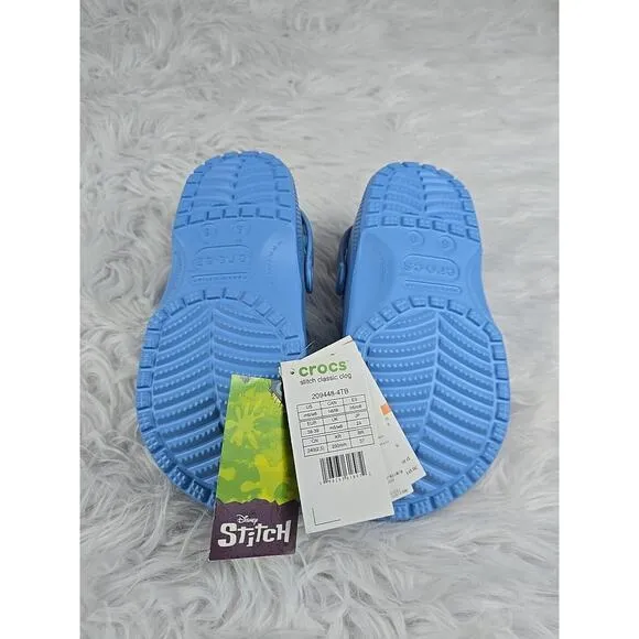 Crocs Disney Stitch Classic Comfort Clogs Clog Unisex Men’s 6 Women’s 8 NEW