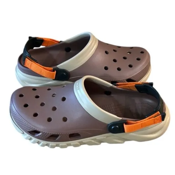 Crocs Duet Max 2 Mens Clogs Size 12 Brown