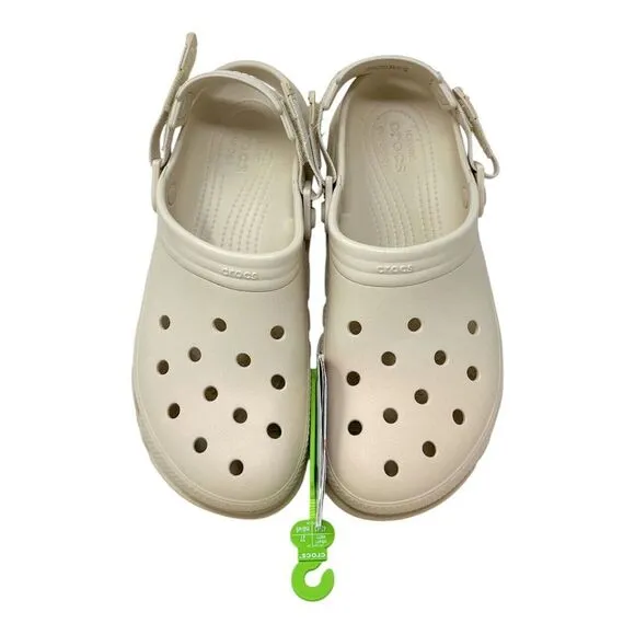 Crocs Duet Max Clog Crocs Adults' Duet Max II Clogs Beige M‎ 9 /W 11 Comfort