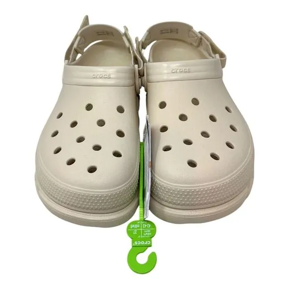 Crocs Duet Max Clog Crocs Adults' Duet Max II Clogs Beige M‎ 9 /W 11 Comfort