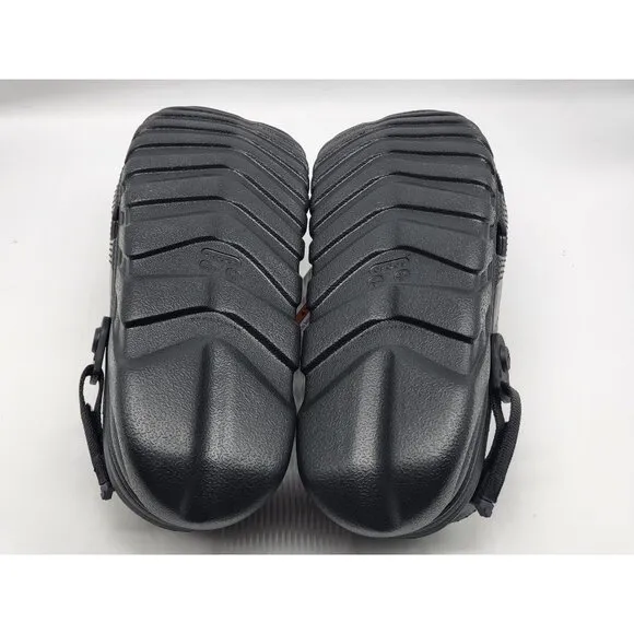 Crocs Duet Max II Clog Black Mens Size 9 Adjustable Strap Lightweight