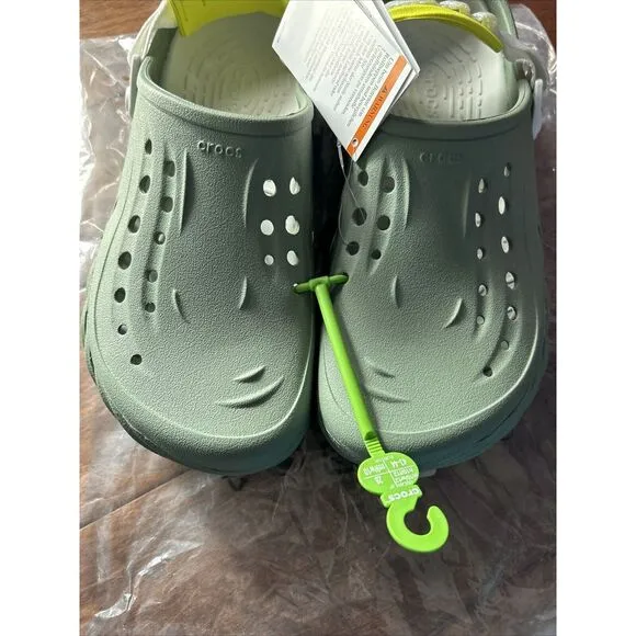 Crocs Echo Clogs color  &quot;Moss&quot; Unisex Adults Size M10/W12