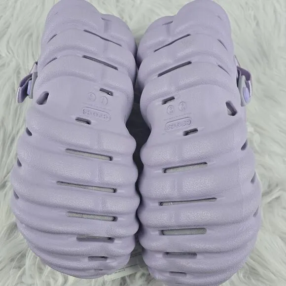 Crocs Echo Clogs Lavender Purple 207937-530 Women's Size 8 Men’s Size 6 New