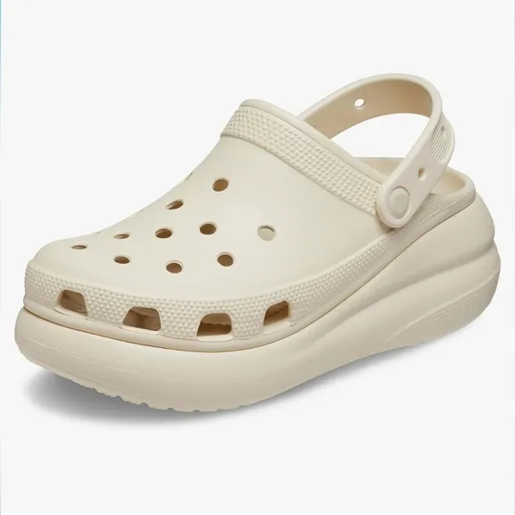 Crocs High Heels Platform Women's 9 / Men's 7 Crush ClogBone Color