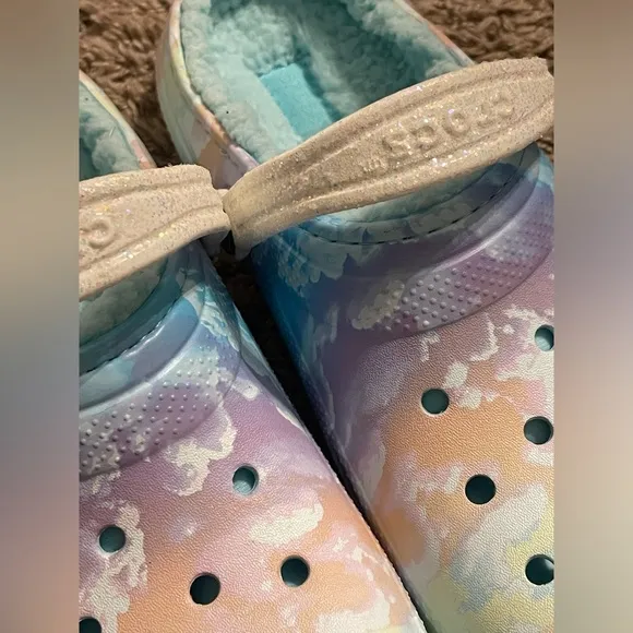 CROCS Kids' Classic Fleece Lined Clog NWOT