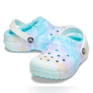 CROCS Kids' Classic Fleece Lined Clog NWOT