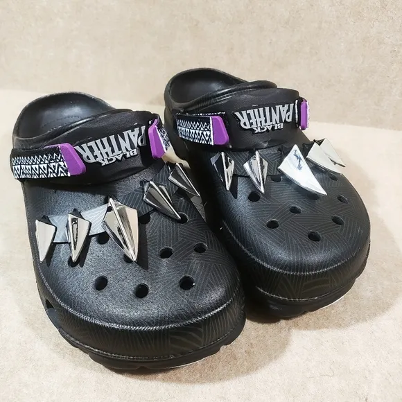 Crocs Marvel Black Panther Wakanda Forever Clogs Men Women