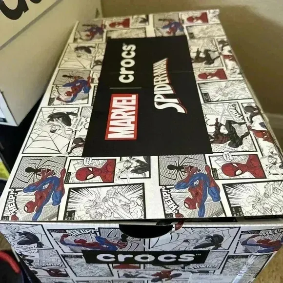 Crocs Marvel Team Spider Man All Terrain Mens Clogs‎ Sandals Blue Red US M11 W13