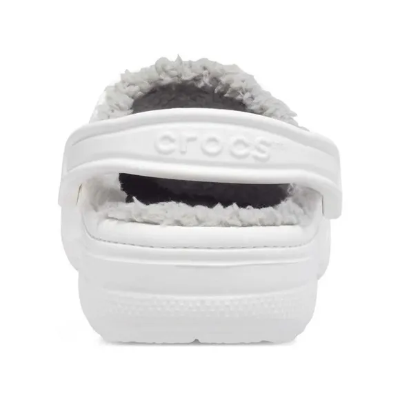 Crocs Mens Baya Lined Clogs/Slip Ons | Color: White/Grey | NEW/NWT!!🩶🩶
