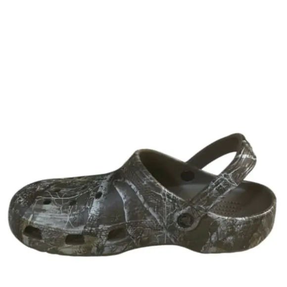 Crocs Mens Classic Realtree Edge Size‎ 8 Clogs Camouflage Green Brown
