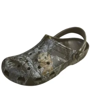 Crocs Mens Classic Realtree Edge Size‎ 8 Clogs Camouflage Green Brown