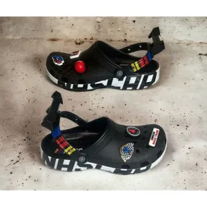 Crocs Nascar Classic Clog New With Charms Racing Jibbitz Size M8 / W 10 NWT