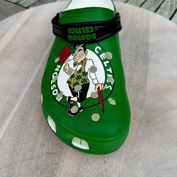 Crocs NBA Champions Boston Celtics Classic Mens 14 Clogs Green Basketball New