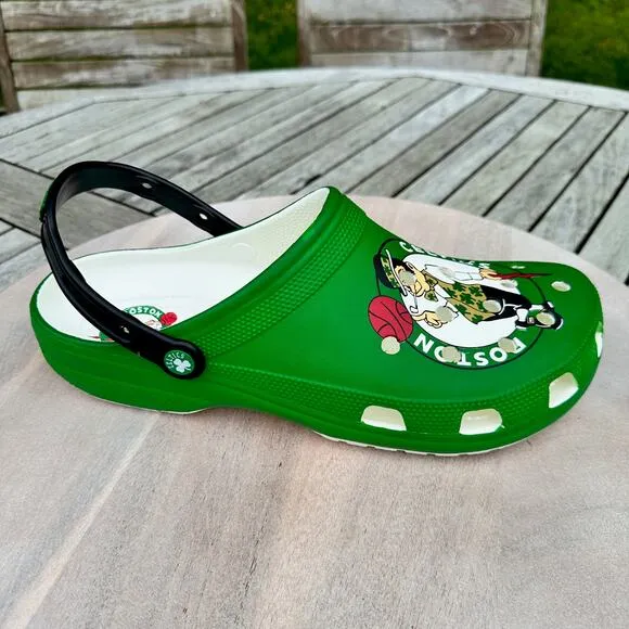 Crocs NBA Champions Boston Celtics Classic Mens 14 Clogs Green Basketball New