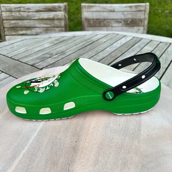 Crocs NBA Champions Boston Celtics Classic Mens 14 Clogs Green Basketball New