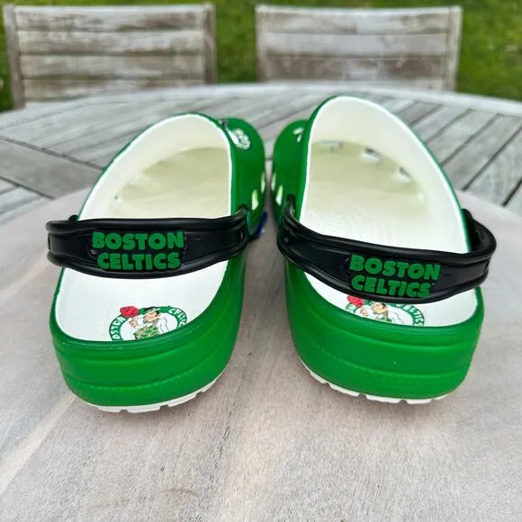 Crocs NBA Champions Boston Celtics Classic Mens 14 Clogs Green Basketball New