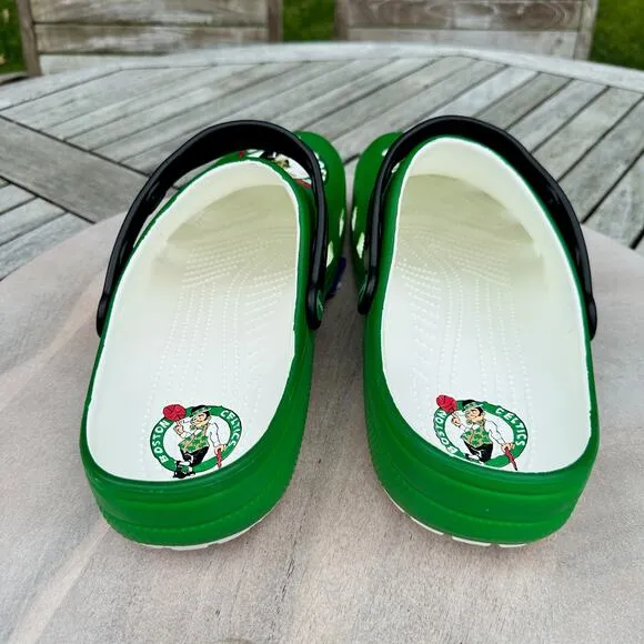 Crocs NBA Champions Boston Celtics Classic Mens 14 Clogs Green Basketball New