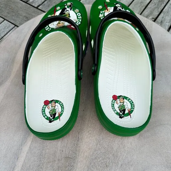 Crocs NBA Champions Boston Celtics Classic Mens 14 Clogs Green Basketball New
