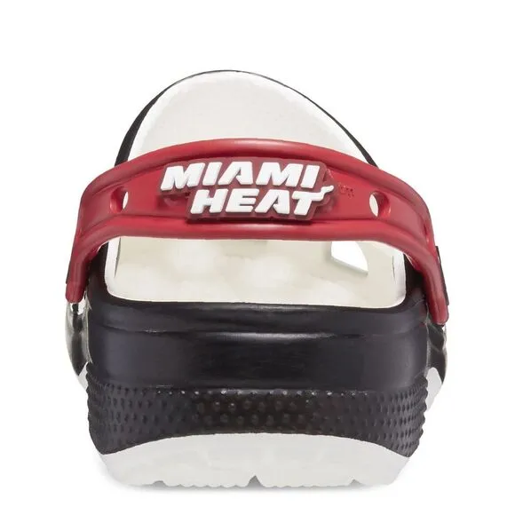 Crocs NBA Miami Heat‎ Classic Clogs Men's 10