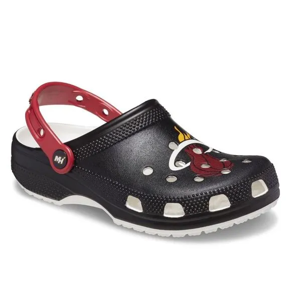 Crocs NBA Miami Heat‎ Classic Clogs Men's 10
