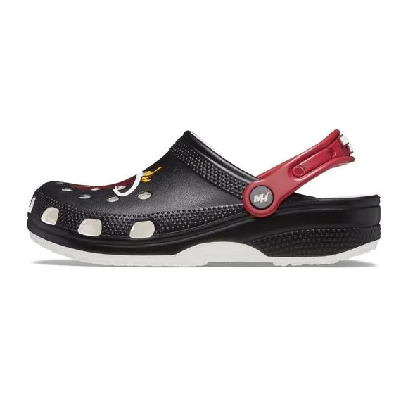 Crocs NBA Miami Heat‎ Classic Clogs Men's 10