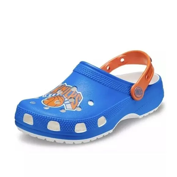 Crocs NBA New York Knicks Classic Clogs Mens Size 9 Women Size 11