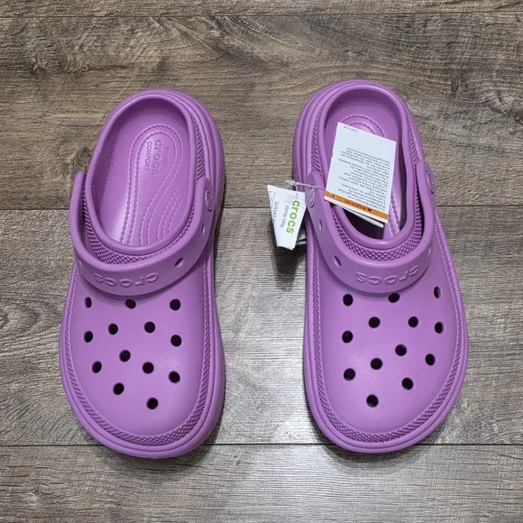 Crocs Platform crush  Clogs Women's Size 9