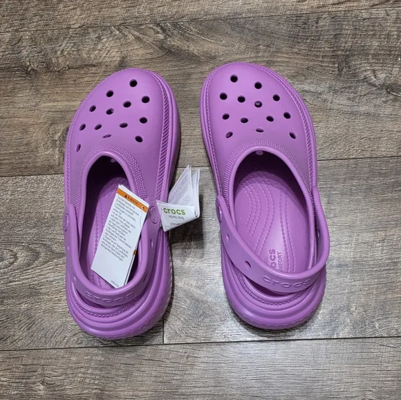Crocs Platform crush  Clogs Women's Size 9