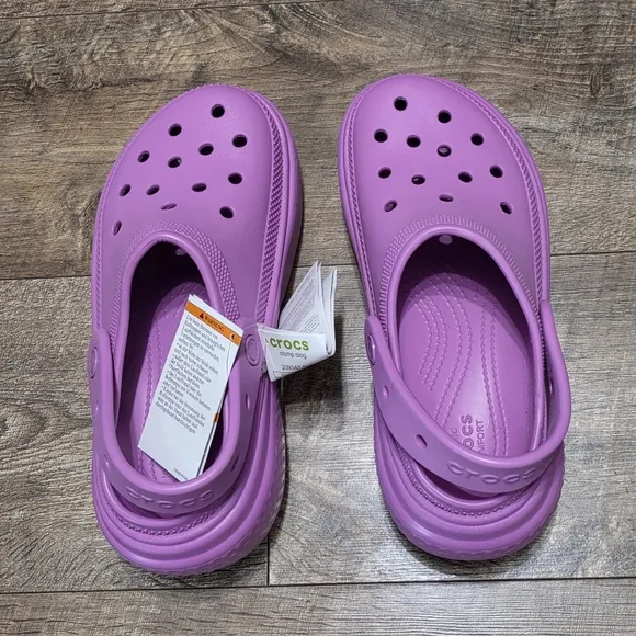 Crocs Platform crush  Clogs Women's Size 9