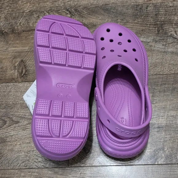 Crocs Platform crush  Clogs Women's Size 9