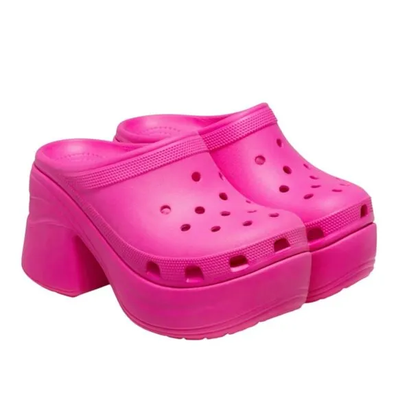 Crocs Siren chunky Platform Pink Crush Y2K 90s