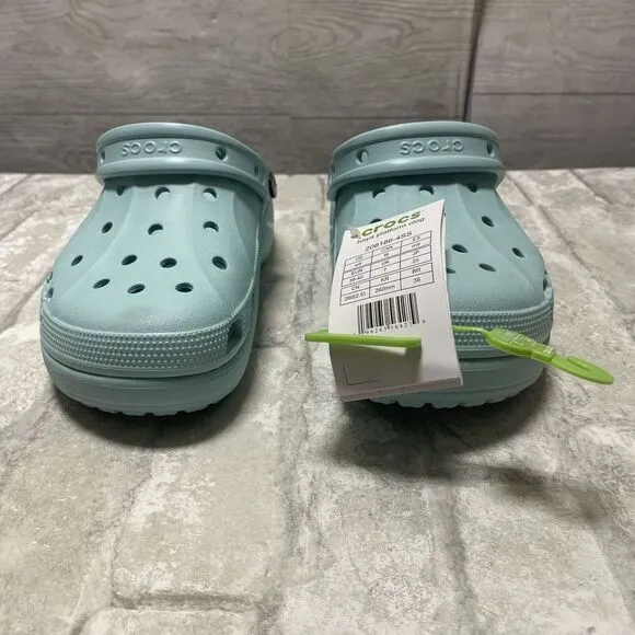 Crocs‎ Size 9 Women's Light Blue Baya Platform Clogs NWT