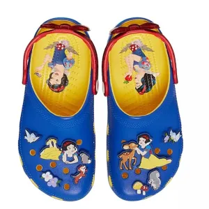 Crocs Snow White Women’s 8 Men’s 6 Blue Yellow Red Disney Limited Edition SR3
