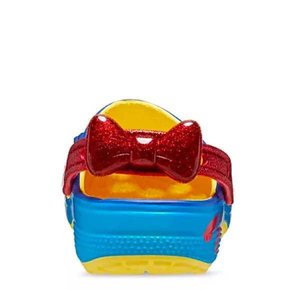 Crocs Snow White Women’s 8 Men’s 6 Blue Yellow Red Disney Limited Edition SR3