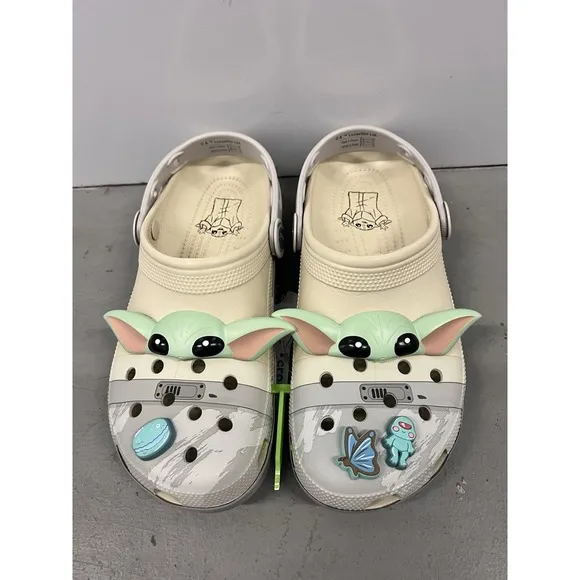 Crocs Star Wars X Grogu Classic Clog Mandalorian Yoda M 9 W 11 209482-2Y2