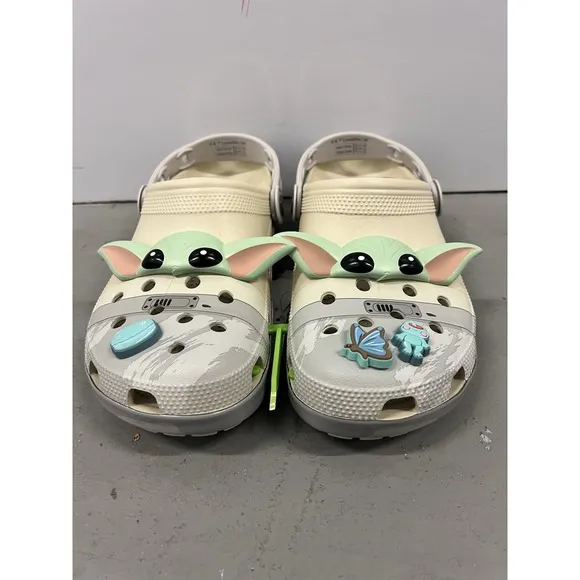 Crocs Star Wars X Grogu Classic Clog Mandalorian Yoda M 9 W 11 209482-2Y2