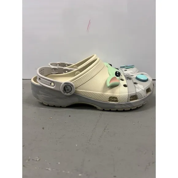Crocs Star Wars X Grogu Classic Clog Mandalorian Yoda M 9 W 11 209482-2Y2