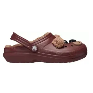 Crocs Toddler Classic Lined I AM Brown Bear Clogs