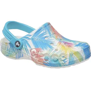 Crocs Unisex Baya Graphic Clog, Tropical/White