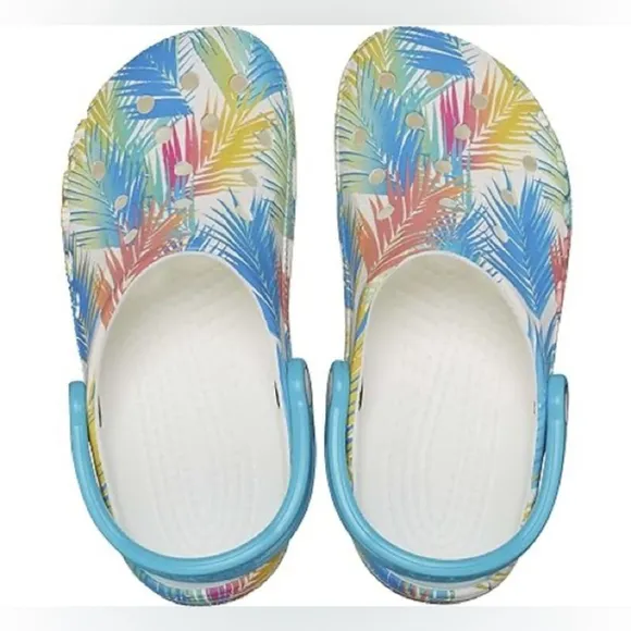 Crocs Unisex Baya Graphic Clog, Tropical/White