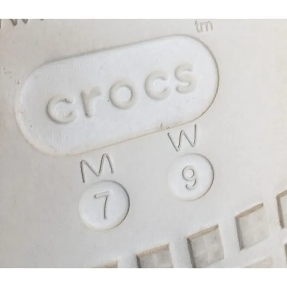 Crocs Unisex Bone Crush Clogs 207521 Women's Size 9