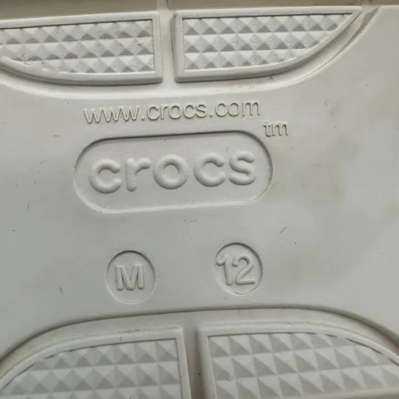 Crocs Unisex Mega Crush Platform Clogs, Size Men's 12/‎ Women's 14, White