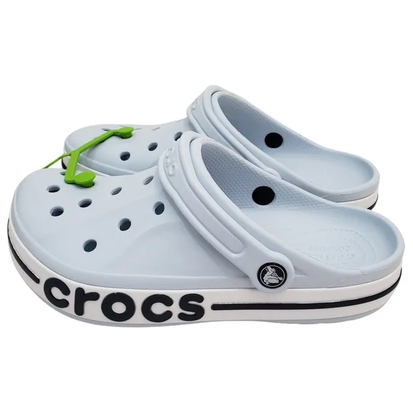 CROCS Women's Bayaband Clogs Size 8 Mineral Blue NWT