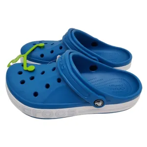 CROCS Women's Bayaband Clogs Size 8 Ultramarine / Mineral Blue NWT