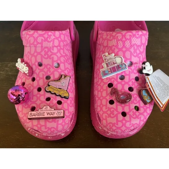 Crocs x Barbie The Movie Mega Crush Clog Pink Women's Size 7/Men's Size 5