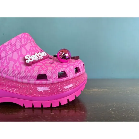 Crocs x Barbie The Movie Mega Crush Clog Pink Women's Size 7/Men's Size 5