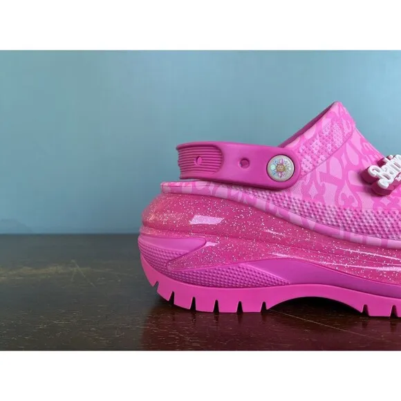 Crocs x Barbie The Movie Mega Crush Clog Pink Women's Size 7/Men's Size 5